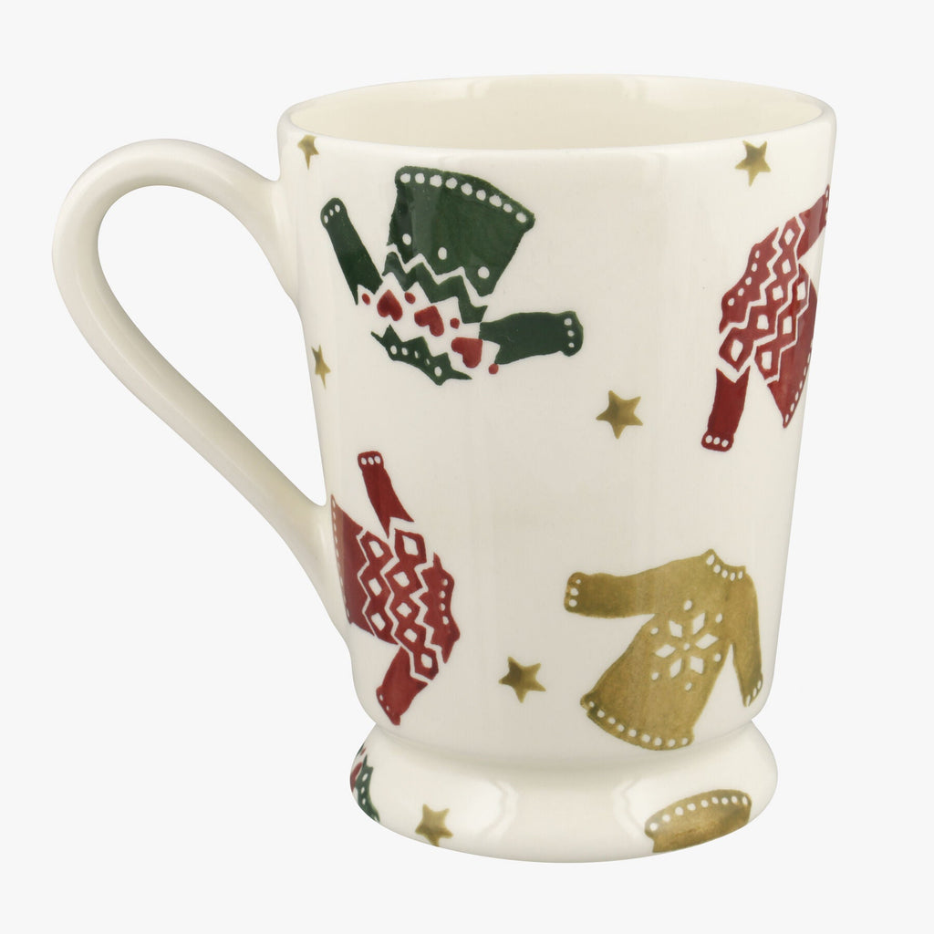 Emma Bridgewater Personalized Save The Children Christmas Jumper Cocoa Mug - Unique Handmade & Handpainted English Earthenware Tea/Coffee Mug - Cust