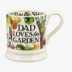 Dad Loves His Garden 1/2 Pint Mug