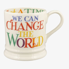 Seconds Rainbow Toast Change The World 1 Pint Mug