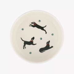 Personalised Black Labrador Large Pet Bowl