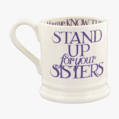 Seconds Purple Toast Strong Women 1/2 Pint Mug