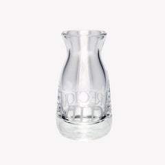 Black Toast Medium Glass Pot Vase