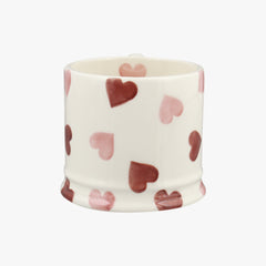 Pink Hearts Small Mug