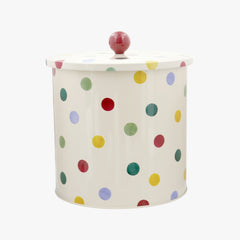 Polka Dot Biscuit Barrell