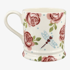 Personalised Pink Roses 1 Pint Mug