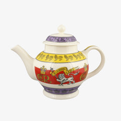 3 Cheers For King Charles III 4 Mug Teapot