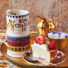 3 Cheers For King Charles III Small Mug
