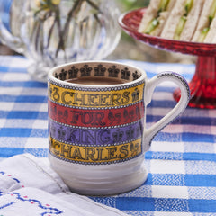 3 Cheers For King Charles III 1 Pint Mug